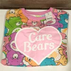Care Bears Pink and Green Crew Neck Sweater